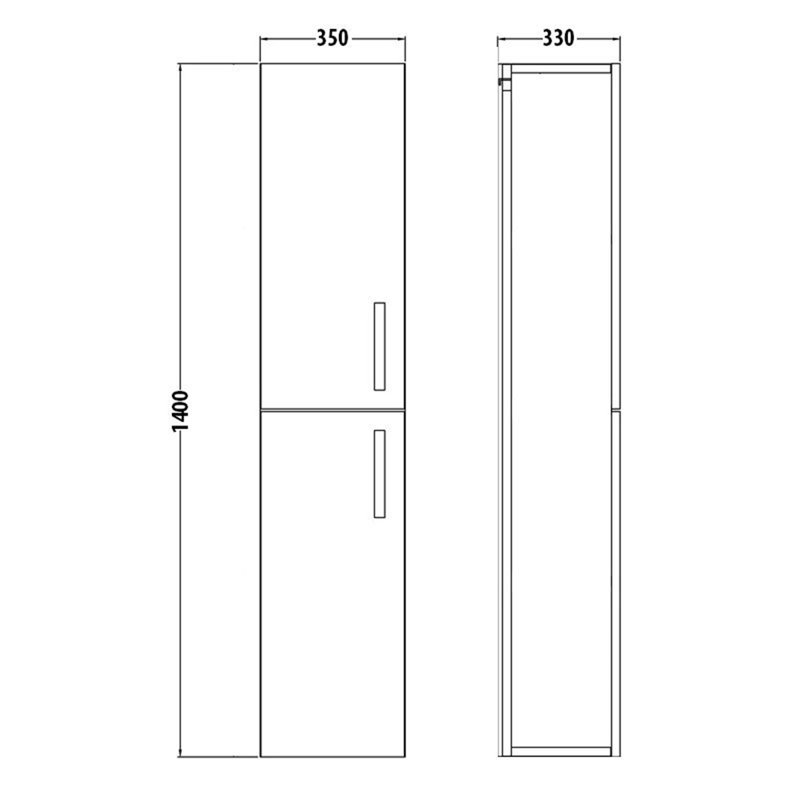 Clifton Freestanding Linen Cabinet