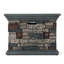 2" Square Stone MGO Fire Pit 40000 BTU with Propane Tank Space