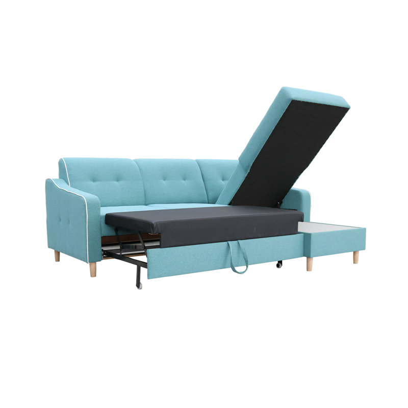 Raul 3 Seater Sofa Bed, Right
