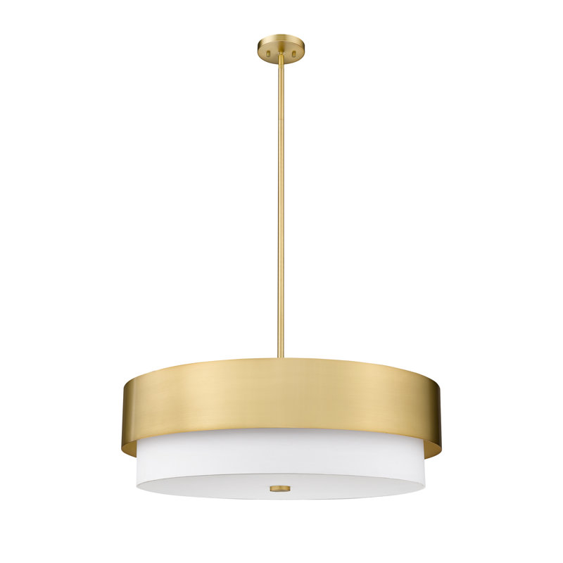 6 - Light Pendant, Modern Gold