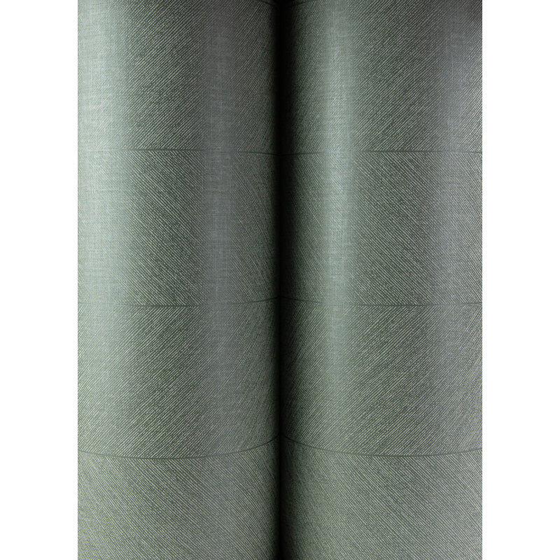 Kallam Indigo Chevron Wallpaper, Green