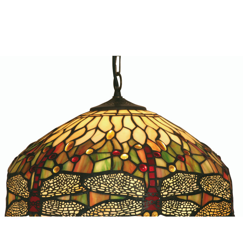 Dragon Fly 1 - Light Dome Pendant, 24cm H x 40cm W x 40cm D