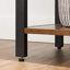 6 Tier Bookcase With Steel Frame, Free Standing Shelf, Living Room, Bedroom, Office, Industrial Design, Black Ink-1962193752-1969476870