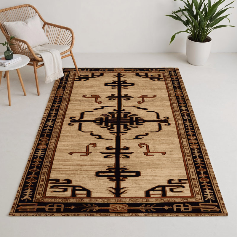 Tapis intérieur et extérieur ArtDeco, Rectangle 9 pi x 12 pi