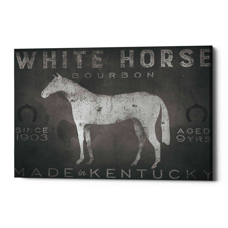" White Horse With Words " by Ryan Fowler