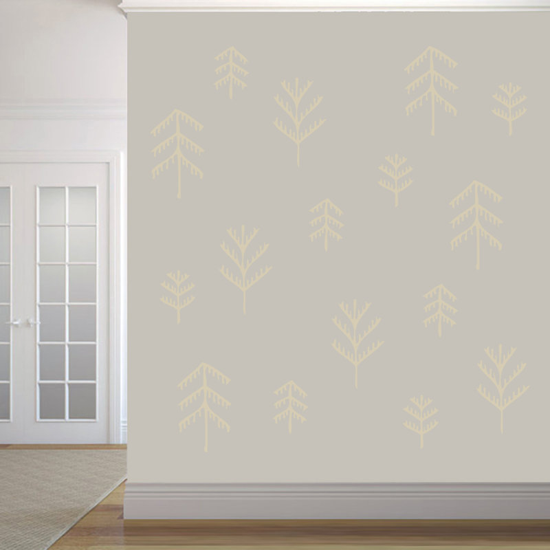 Bartee Abstract Wall Decal, Light Beige