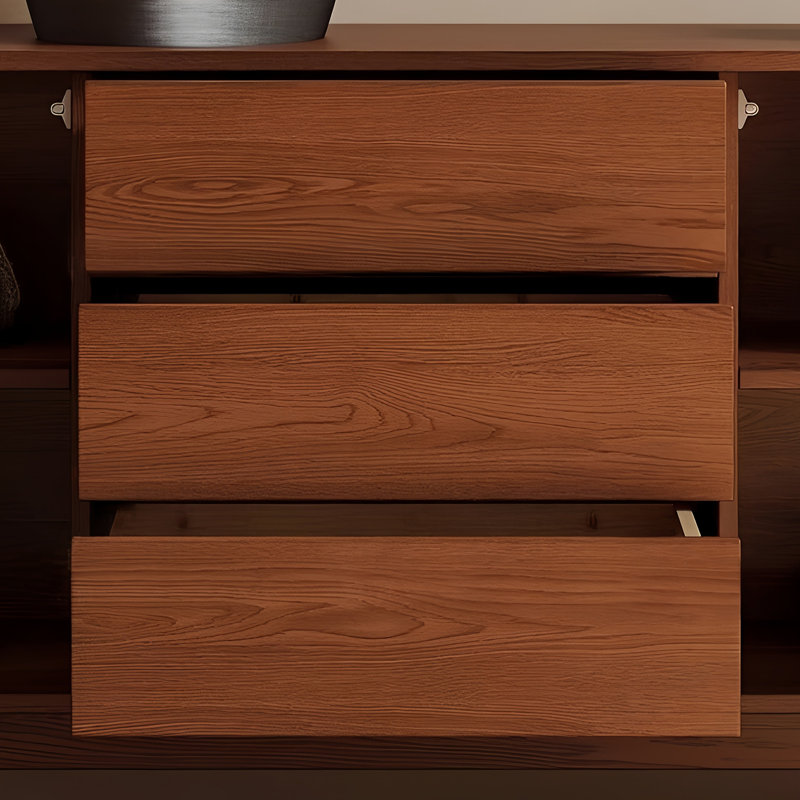 Armoire de rangement et de buffet de style mi-antique