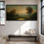 Impression sur toile encadrée, "Extra Large Warm Sunset Meadow Landscape Nature Scene"-1026425971-1026425972