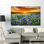 Élégante œuvre d'art sur toile Bluebonnet - décor moderne, 1P