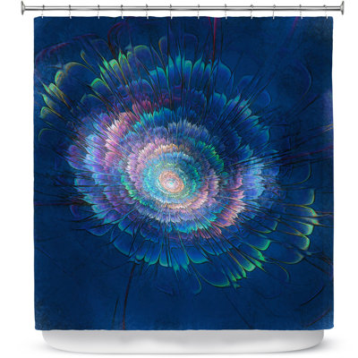 Dusts Floral Single Shower Curtain