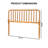 Rollison Rotated Bobbin Headboard - Handcrafted Timber Panel With Ornamental Spindle Design, Queen, Oak Brown-343434226-343434238