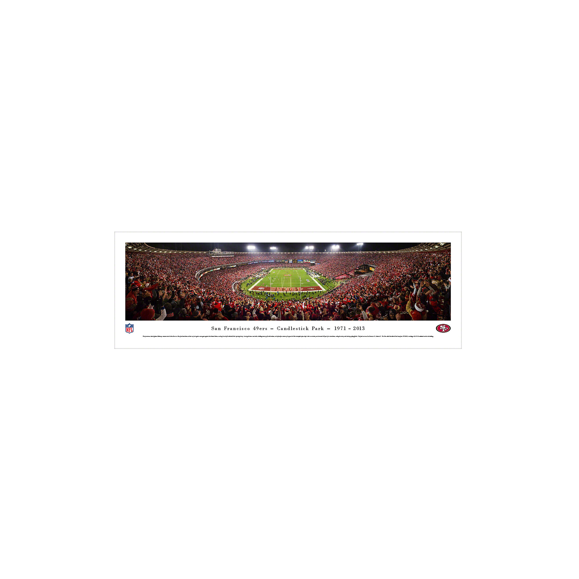 NFL San Francisco 49ers End Zone 17 Wall Poster, X 34