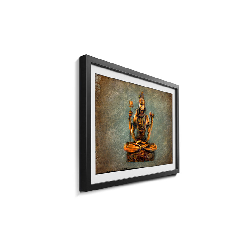 Lord Shiva - Single Picture Frame Print, 60cm H x 80cm W