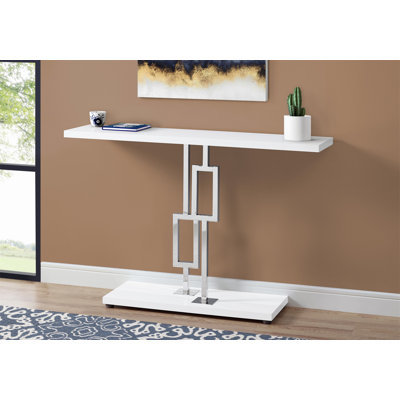 Console polyvalente contemporaine pour le couloir, l'entrée, le salon, la chambre à coucher, idéale pour les petits espaces modernes