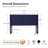 Tufted Wingback Upholstered Headboard with Nailhead Trim-847401454-847401449
