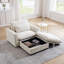 Canapé contemporain, canapé modulaire avec repose-pieds de rangement, canapé à siège profond-2017236