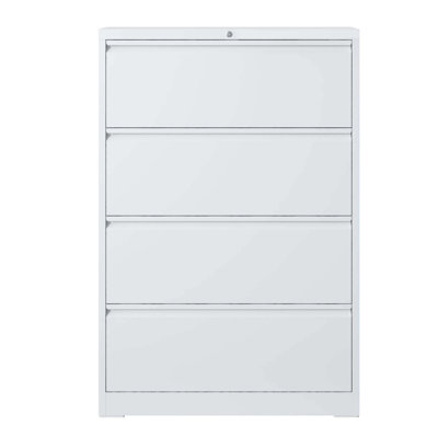Classeur latéral avec verrou, classeur verrouillable pour bureau à domicile, classeur en métal verrouillable Légal / Lettre / A4 / F4