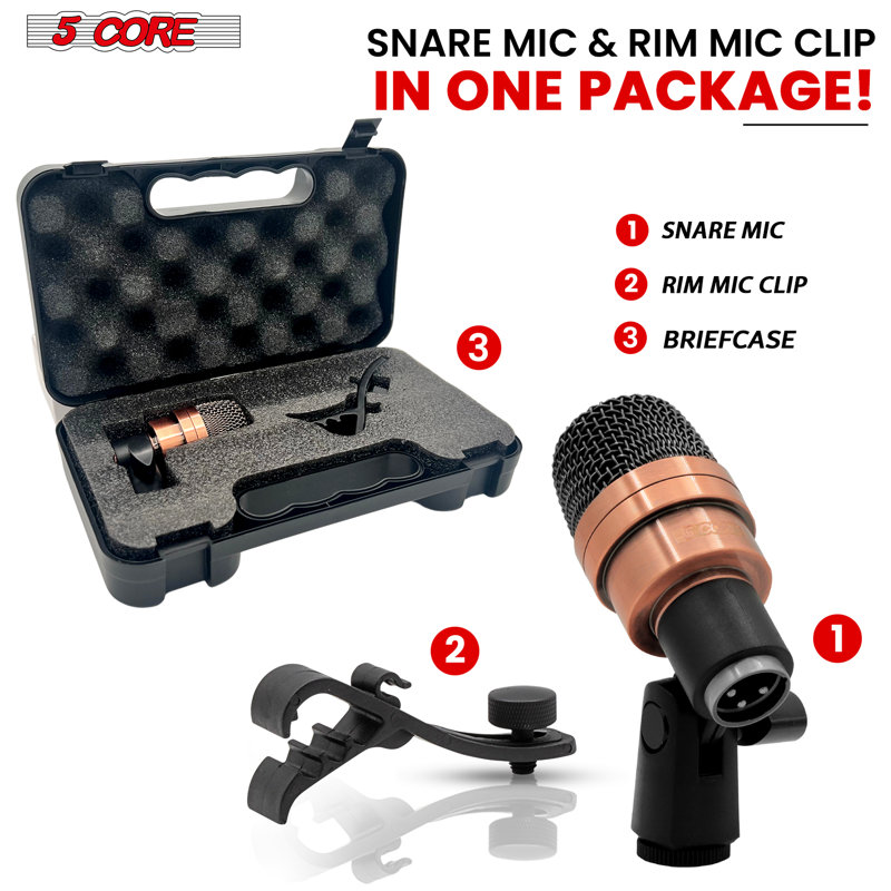 Micro caisse claire 5 fils XLR 