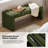 Brame 52.5" W Upholstered Bench with Iron Frame-1914157230