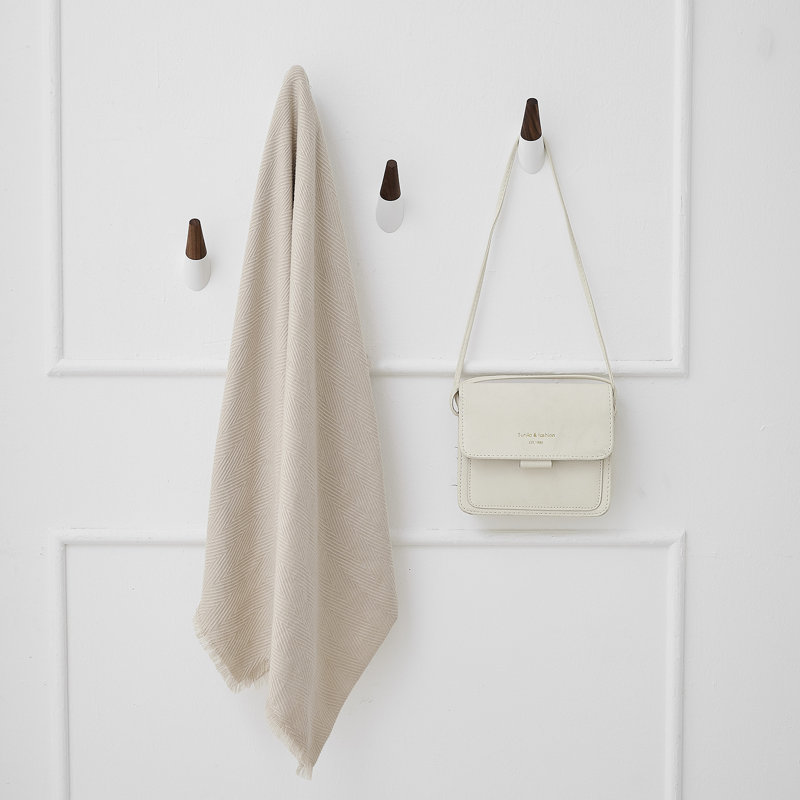 Wall Mounted Towel Hook, White