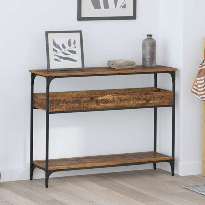 Console Table 100 X 29 X 75 Cm Engineered Wood