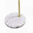 Arch floor lamp with marble base