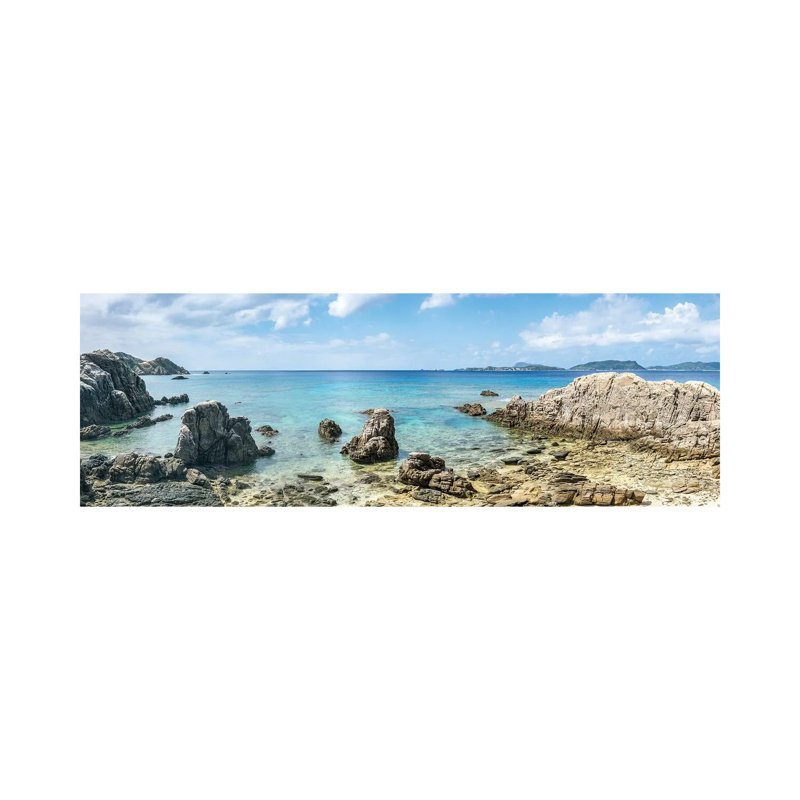 Hijuishi Beach, Tokashiki Island, Okinawa by Jan Becke - Wrapped Canvas Panoramic Print, 152.4 cm H x 50.8 cm W x 1.91 cm D