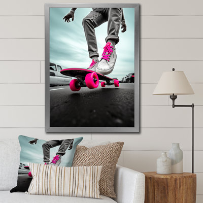 " Pink Skateboard Dreams "