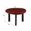 Table de bout rouge ultrabrillante