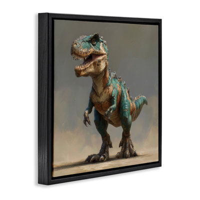 Cadre flottant d'étude turquoise T-Rex, design par Wumples