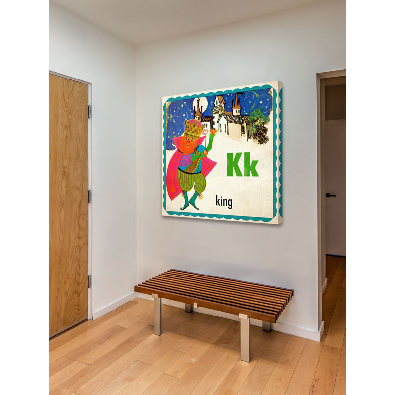 «King», reproduction sur toile tendue, H 40 po x l 40 po x P 1,5 po
