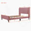 Lit plateforme tapissier, velours -1919968560