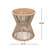 Nara Outdoor Side Table Acacia Wood & Woven Rope-467199909-467199064