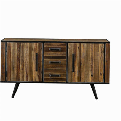 Dorvelle Acacia Rustic Buffet Cabinet
