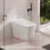 KE KING Smart Toilet with Bidet Build-in ADA Comfort Height Floor Mounted Bidet Toilet (12'' Rough-in)