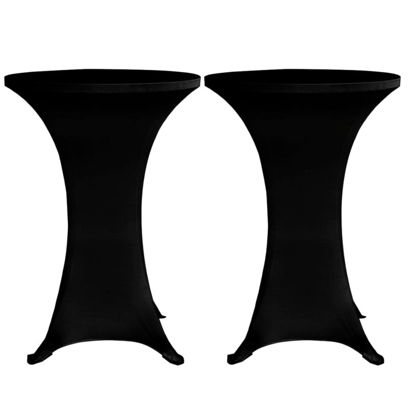 Earnest Tablecloth, 60cm W X 60cm L, Black