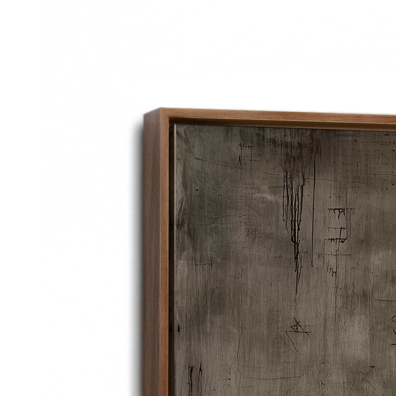 Echoes of Shadow v2, ensemble de 2 impressions, Walnut Floater Frame, 12" x 12"