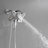 9-Spray Wall Mount Dual Shower Head And Handheld Shower Head Shower Faucet 1.8 GPM