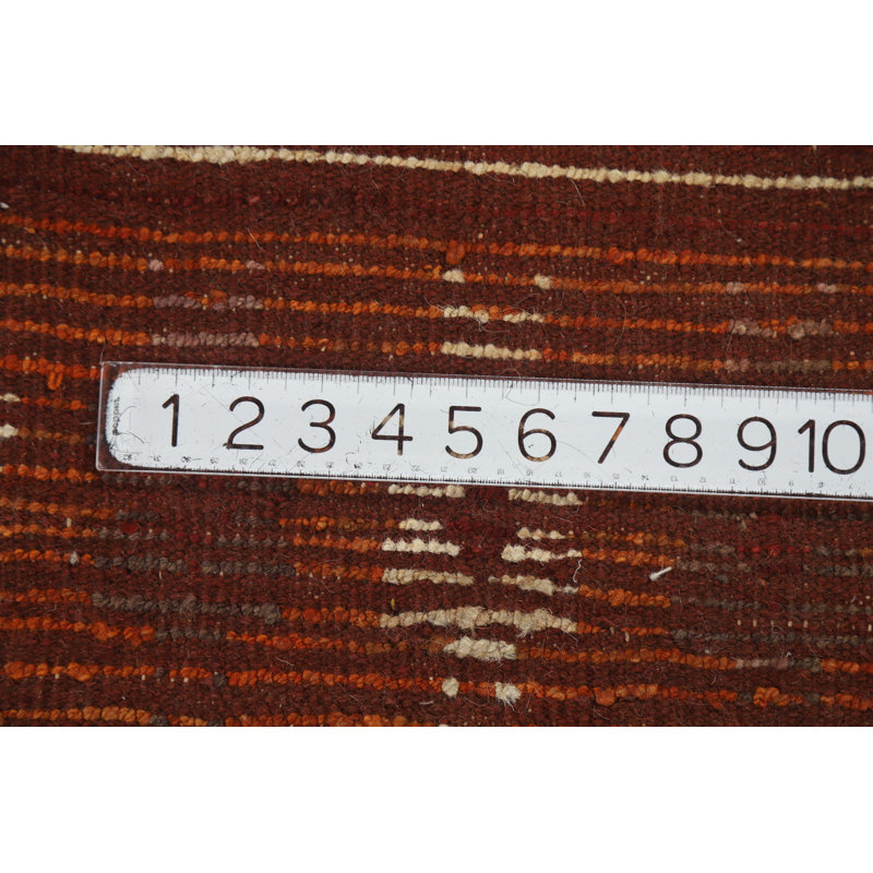 Tapis oriental géométrique en laine marocain 3 x 6