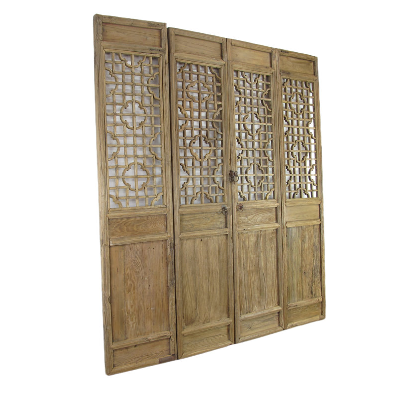 Unfinished Pine Folding Screen Doors