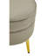 Willsboro 40cm Wide Velvet Round Solid Colour Footstool Ottoman-898069811