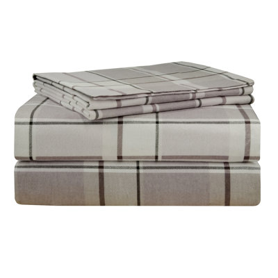 Pointehaven 200 GSM Heavy Weight Flannel 100% Cotton Deep Pocket Sheet Set