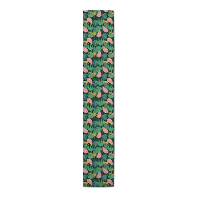 Lunedi Rectangle Floral Polyester Table Runner
