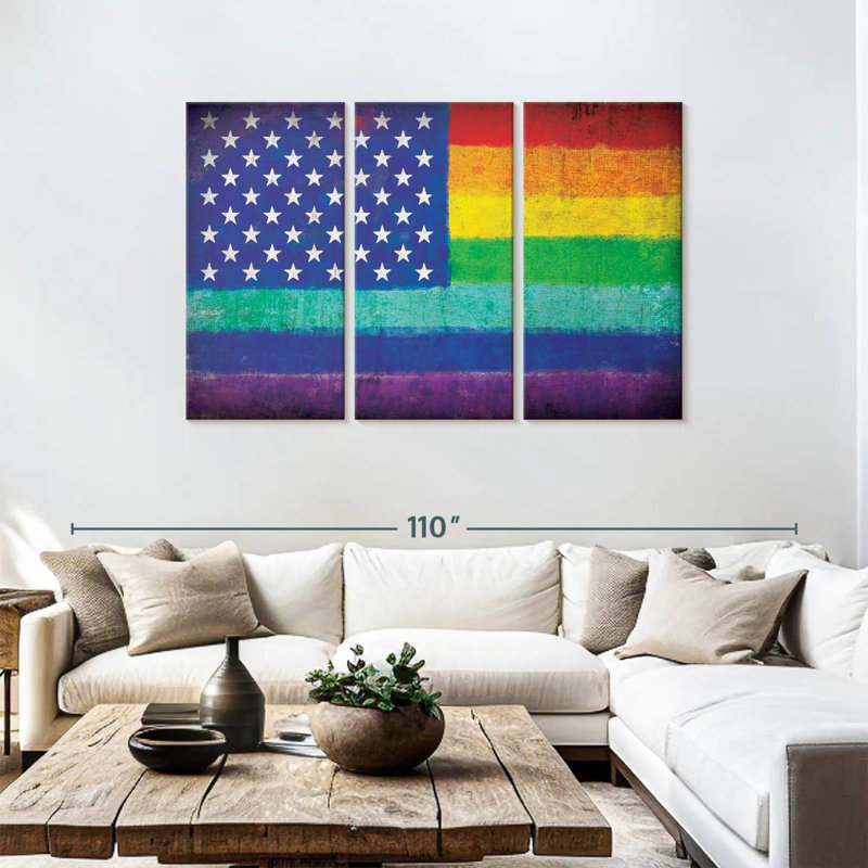 Borges American Pride Flag, 48" H x 74" W