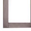 Miroir de commode Stav avec cadre rectangulaire, bois de pin brésilien gris-116748693