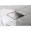 Drain de douche carré avec grille carrée-85200409-85194551