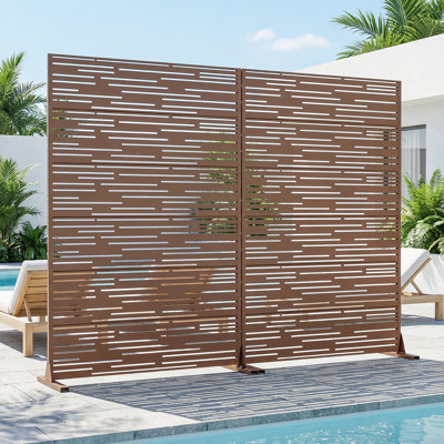 Metal Privacy Screen Panel Pattern