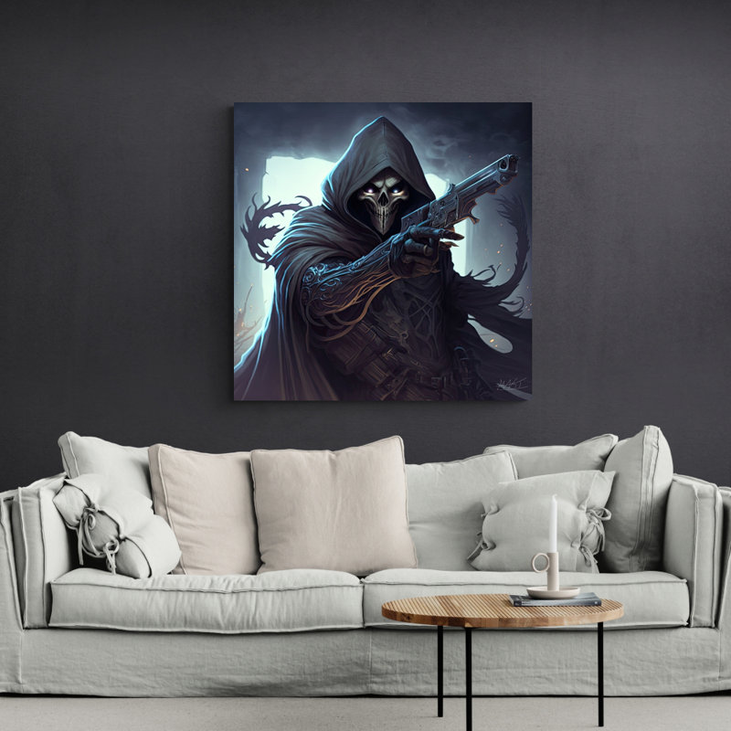 «The Reaper», reproduction sur toile sans cadre, H 36 po x l 36 po x P 1,5 po