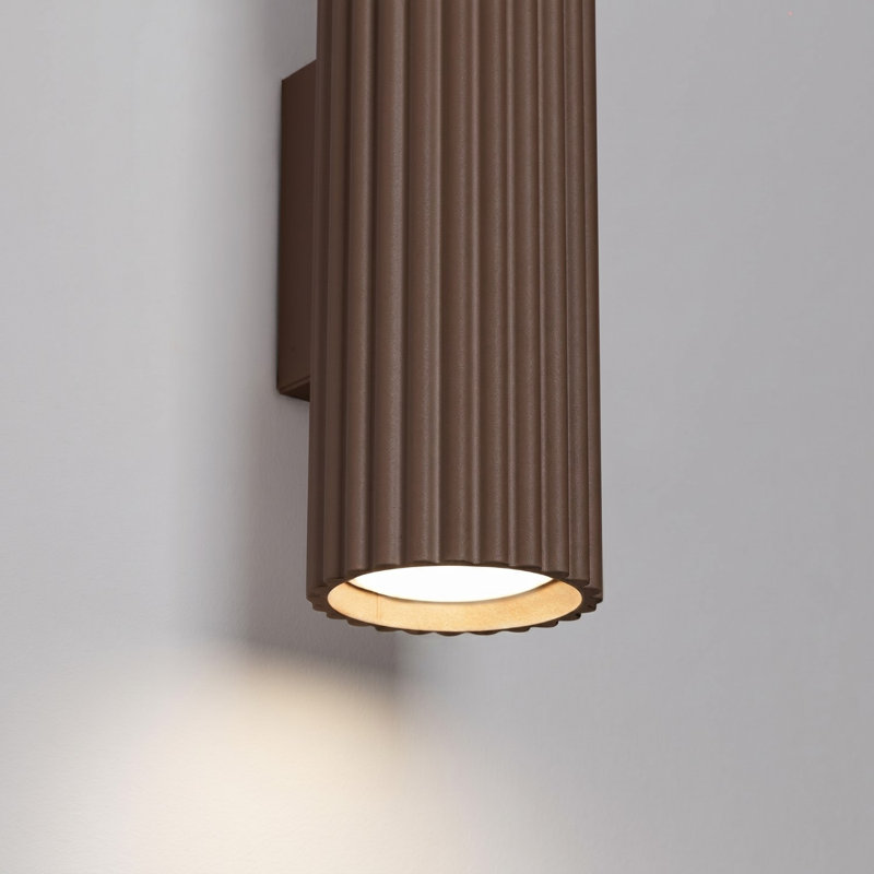 Karbon Aluminium Wall Sconce, Wall lamp KARBON 20 brown, Brown, 2 Lights