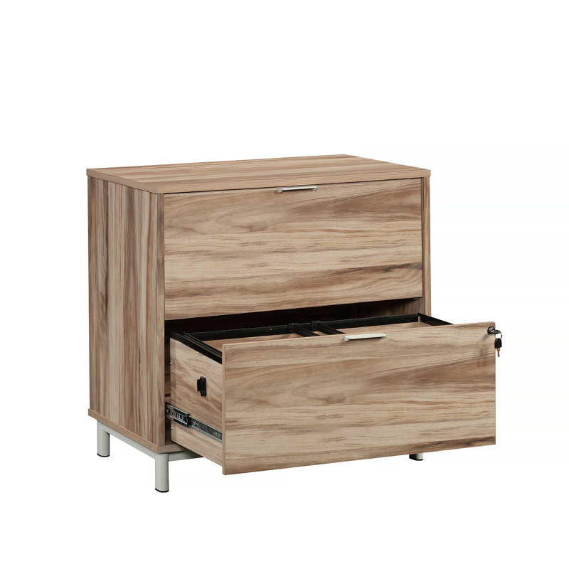 Classeur latéral, finition bois d'acacia